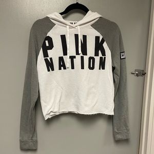 BOGO FREE; Crop Pink Nation sweatshirt